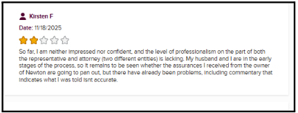 Newton Group Transfers Reviews On the Better Business Bureau