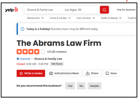 The Abrams Law firm